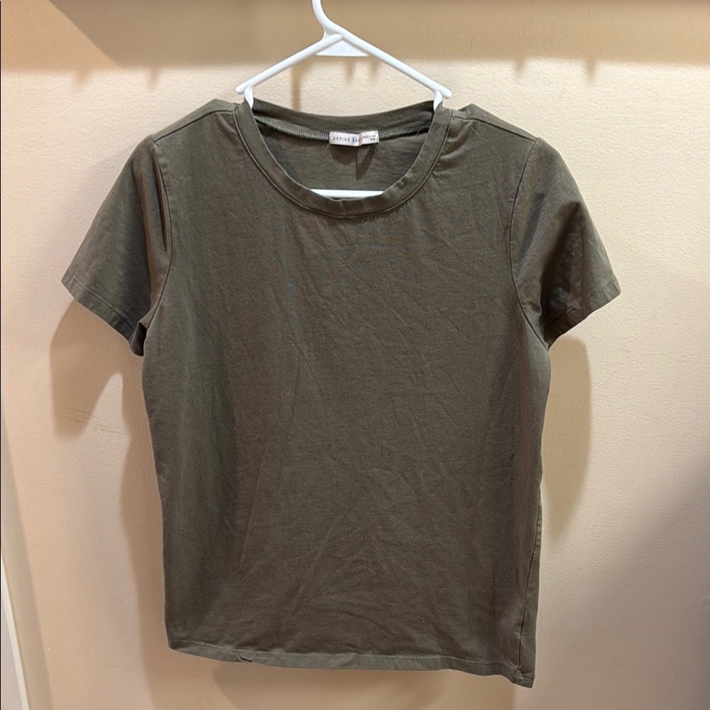 Olive Green Women's Top